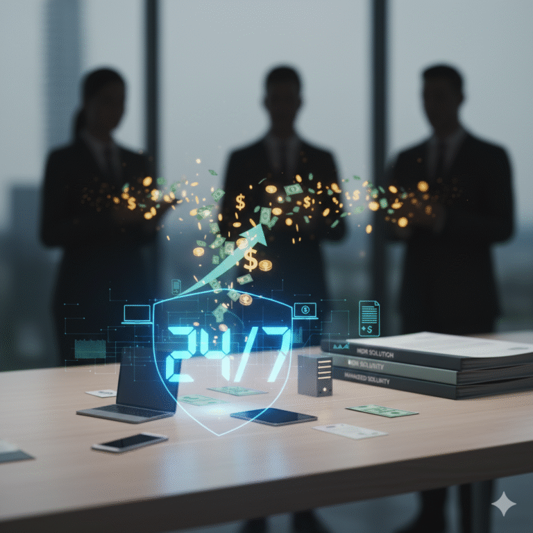 Solução MDR para Pequenas Empresas: Proteção 24x7, economia de custos de RH.